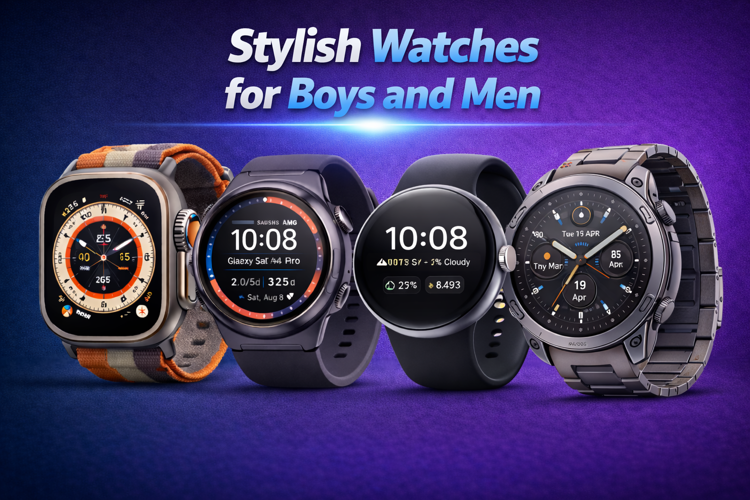 Stylish Watches for Boys and Men
