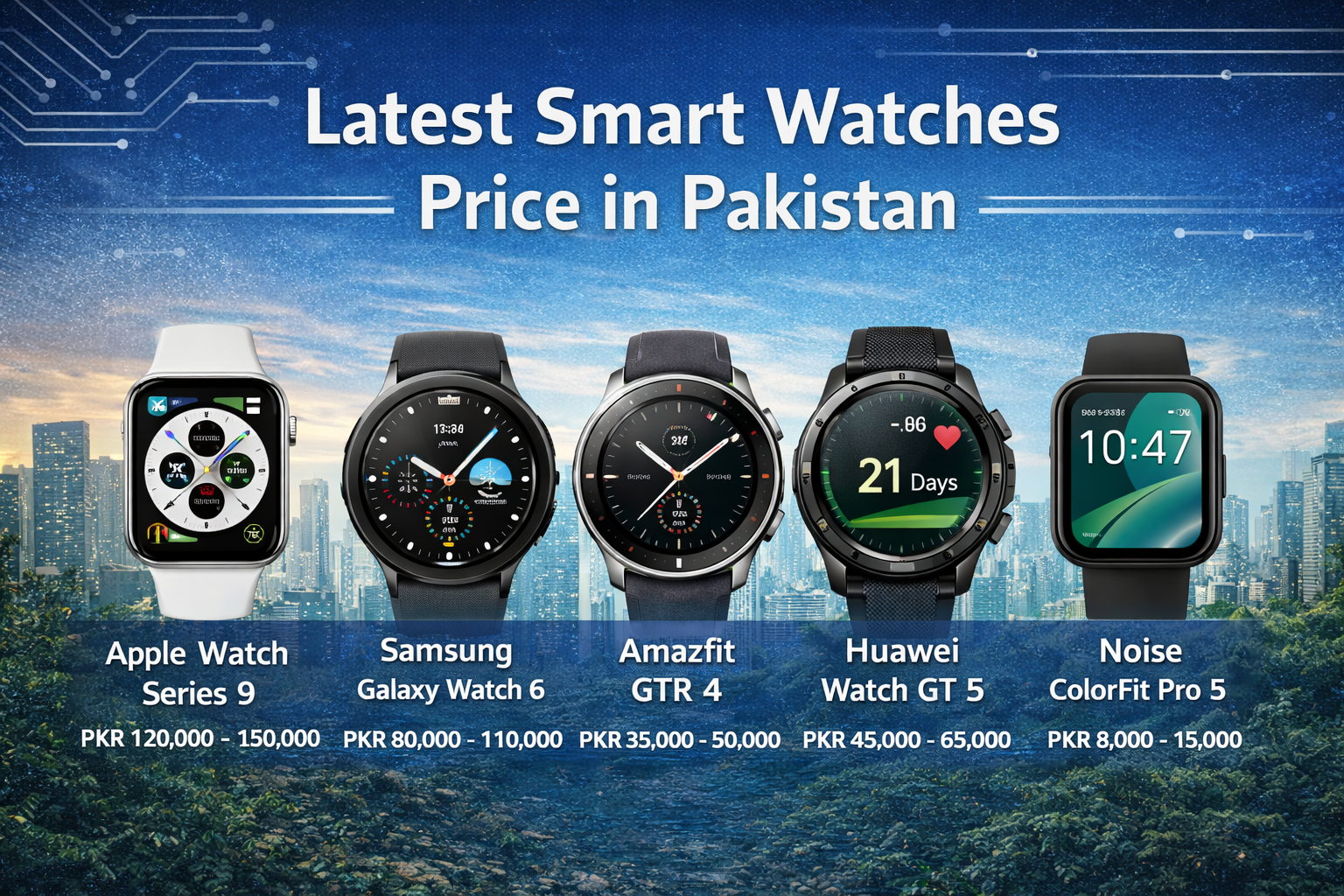 Latest Smart Watches Price in Pakistan
