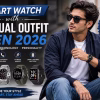 Smart watch with casual outfit men 2026