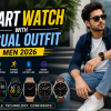 Smart watch with casual outfit men 2026