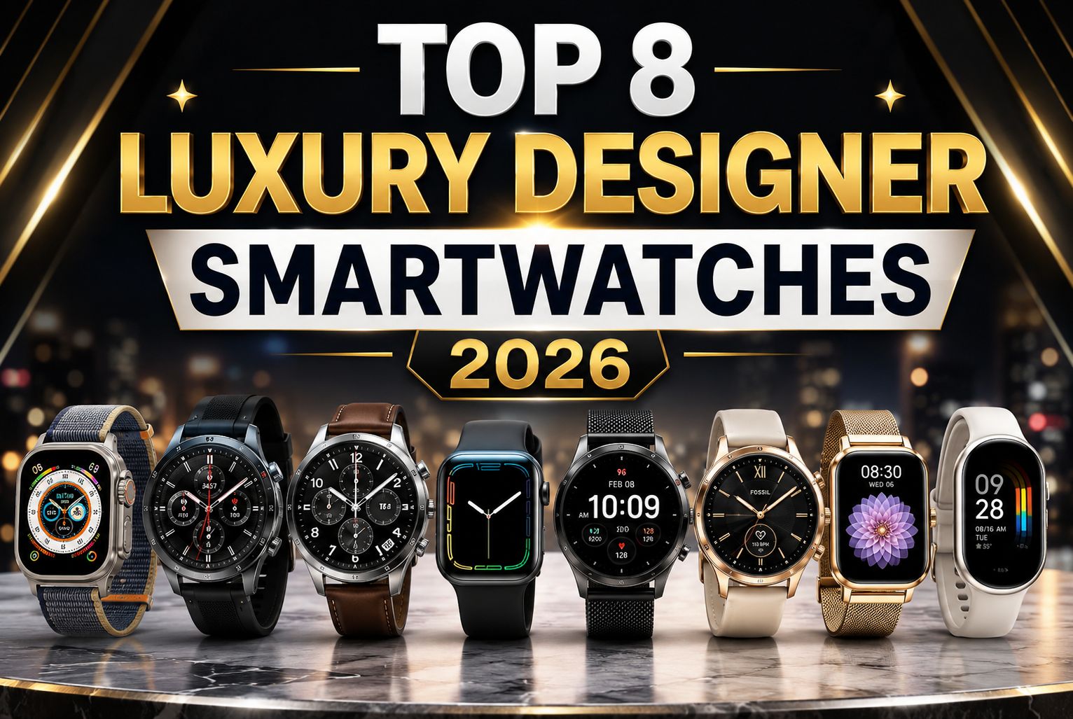 Top 8 Luxury Designer Smartwatches 2026