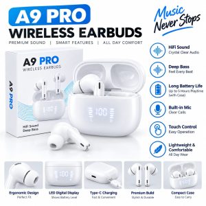 A9 Pro – Best Wireless Earbuds